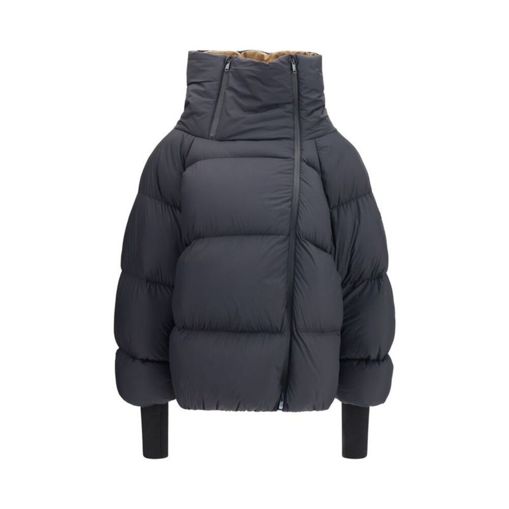 Ganni Black Polyamide Full-Length Women's Jacket